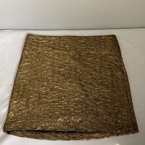 BCBGeneration Small Metallic Gold Miniskirt